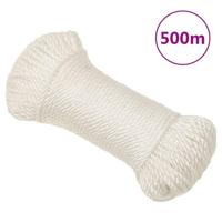 VidaXL Werktouw 3 mm 500 m polypropeen wit - thumbnail