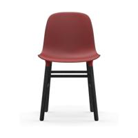 Normann Copenhagen Form eetkamerstoel Red vierpoot zwart eikenhout - thumbnail