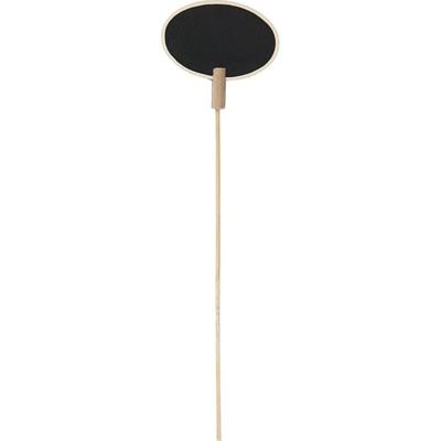 Creativ Company Bord op een stok, afm 7,3x5 cm, dikte 3 mm, 5 stuk/ 1 doos
