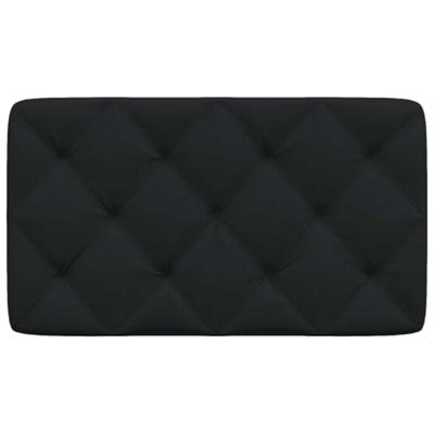 Hoofdbordkussen 80 cm stof zwart Hoofdbordkussen 80 cm stof zwart