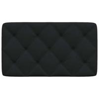 Hoofdbordkussen 80 cm stof zwart - thumbnail