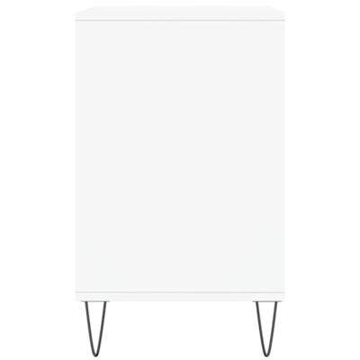 Schoenenkast 102x36x60 cm bewerkt hout hoogglans wit