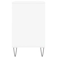 Schoenenkast 102x36x60 cm bewerkt hout hoogglans wit - thumbnail