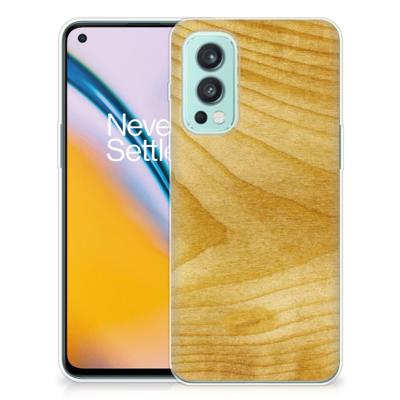 OnePlus Nord 2 5G | Bumper Hoesje | Licht Hout