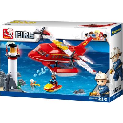 Sluban Fire-fighting Aircraft bouwstenen set - thumbnail