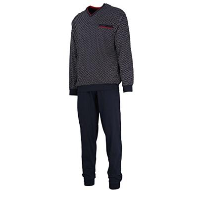 Gotzburg Pyjama met V-hals blauw