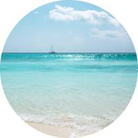 Noordwand Komar Dots Behangcirkel Lagoon - D1-082 - thumbnail