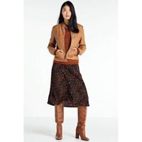 anytime imitatieleren bikerjack cognac - thumbnail