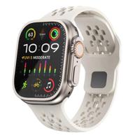 By Qubix - Ultimate Sport Edition bandje - Sterrenlicht/starlight - Compatible met Apple Watch 44mm / 45mm / 46mm / 49mm - Compatible Apple watch - thumbnail