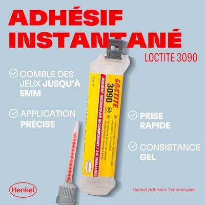 LOCTITE zweikomponentenklebstoff "3090 " two-component adhesive 10 gr. 3090 LOCTITE zweikomponentenklebstoff "3090 " two-component adhesive 10 gr. 3090
