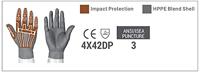 HexArmor Helix 3000 6066207 Polyethyleen, Glasvezel, Polyamide Snijbeschermingshandschoen Maat (handschoen): 7 EN 388 1 paar - thumbnail