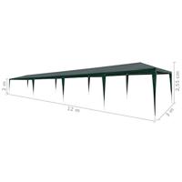 VidaXL Partytent 3x12 m pe groen - thumbnail