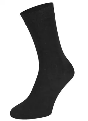 Boru Bamboo bamboe sokken met wol - Warme naadloze dames en heren kousen - 46 - Zwart - 46