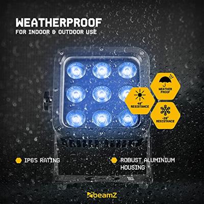Beamz Starcolor 72 floodlight set van 8 in case