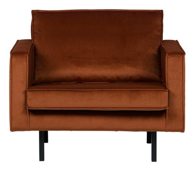 WOOOD Fauteuil 'Rodeo', kleur Roest