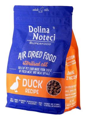 DOLINA NOTECI Superfood Sterilised Cat Eend - gedroogd kattenvoer - 1 kg