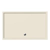 Douchebak Xenz Mariana | 160x100x4 cm | Incl.Afvoersifon-Chroom | Acryl | Rechthoekig | Pergamon glans - thumbnail