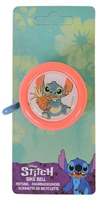 Stitch Disney fietsbel - roze / koraal blauw