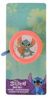 Stitch Disney fietsbel - roze / koraal blauw - thumbnail