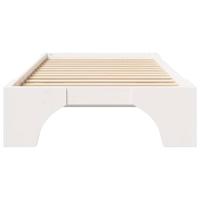 Bedframe Wit 90 x 200 cm Massief grenenhout - thumbnail