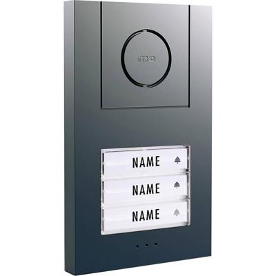 m-e modern-electronics Vistus AD ALU 430 A Vistus Buitenunit voor Deurintercom Kabelgebonden Driegezinswoning Antraciet m-e modern-electronics Vistus AD ALU 430 A Vistus Buitenunit voor Deurintercom Kabelgebonden Driegezinswoning Antraciet