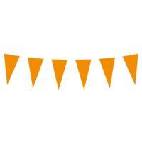 Boland Papieren vlaggenlijn oranje, 10mtr. - thumbnail