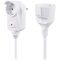 Sygonix SY-6248190 Stroom Verlengkabel 16 A Wit 1.50 m H05VV-F 3G 1,5 mm² - thumbnail