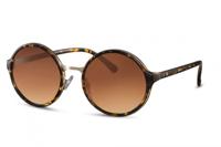 CWI zonnebril dames rond cat.3 bruin (CWI900) - thumbnail