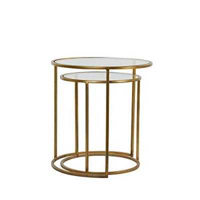 Light & Living Bijzettafel 'Duarte' Set van 2 stuks, kleur Goud
