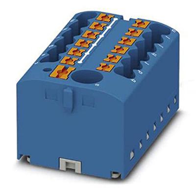 Phoenix Contact 3273484 Verdeelblok 40.6 mm Spanveer Blauw 8 stuk(s)