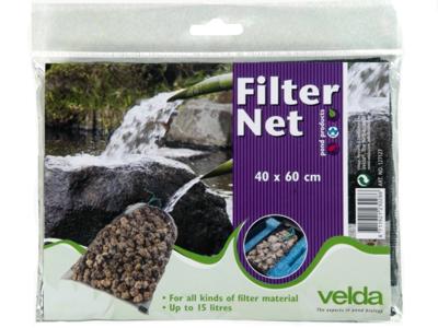 Velda Groen Filternet 40x60cm - Fijnmazig Synthetisch voor Heldere Vijvers en Optimale Waterstroom