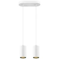 SLV Pendel hanglampAsto Tube wit 2x GU10 - 1006434 - thumbnail