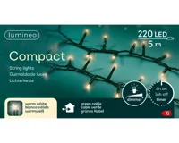 Basic kerstverlichting LED compact rice lights 220 warm wit - thumbnail
