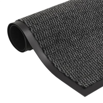 Droogloopmat rechthoekig getuft 80x120 cm antraciet Droogloopmat rechthoekig getuft 80x120 cm antraciet