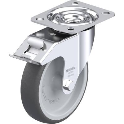 Blickle LE-PATH 125G-FI Zwenkwiel met rem Wieldiameter: 125 mm Draagvermogen (max.): 150 kg 1 stuk(s)