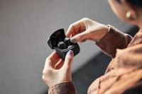 Audio-Technica ATH-CKS50TW hoofdtelefoon/headset True Wireless Stereo (TWS) In-ear Oproepen/muziek Bluetooth Zwart - thumbnail