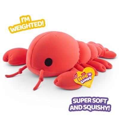 Hug-A-Lumps knuffel kreeft Lenny - 35 cm