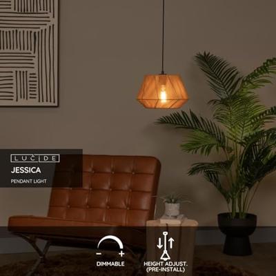 Lucide JESSICA - Hanglamp - Ø 30 cm - 1xE27 - Terracotta Lucide JESSICA - Hanglamp - Ø 30 cm - 1xE27 - Terracotta