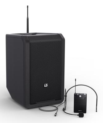 LD Systems ANNY 8 BPH B6 Stage Black met headset 655-679 MHz
