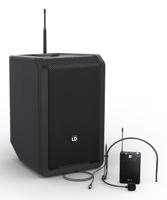 LD Systems ANNY 8 BPH 8 Inch Draagbare Accu Speaker met draadloze headset en Bodypack Stage black - thumbnail