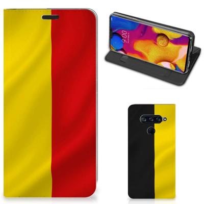 LG V40 Thinq | Standcase | Belgische Vlag LG V40 Thinq | Standcase | Belgische Vlag