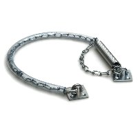 Stormketting met veer RVS - thumbnail