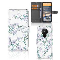 Nokia 5.3 Uniek Hoesje Blossom White - thumbnail