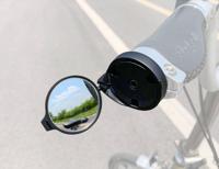 THE BEAM Flat bar rearview mirror corky urban - black - thumbnail