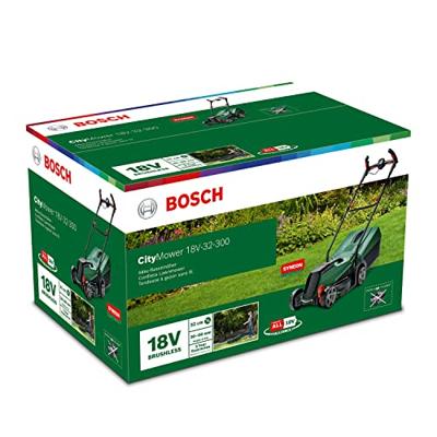 Bosch Groen CityMower 18V-32 | Accu Grasmaaier | 32 cm | 18V Li-Ion accu 4Ah en AL1830 lader - 06008B9A07 - thumbnail