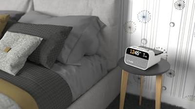 Pure Moment Charge Wekkerradio Sfeerverlichting, Draadloos opladen Katoenwit Pure Moment Charge Wekkerradio Sfeerverlichting, Draadloos opladen Katoenwit