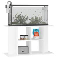 VidaXL Aquariumstandaard 100x40x60 cm bewerkt hout wit - thumbnail