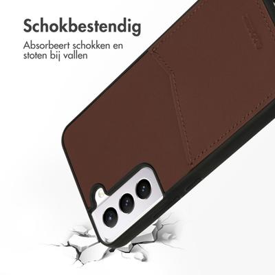 Accezz Premium Leather Card Slot Backcover Samsung Galaxy S22 Plus Telefoonhoesje Bruin Accezz Premium Leather Card Slot Backcover Samsung Galaxy S22 Plus Telefoonhoesje Bruin