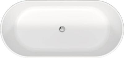 Duravit D-Neo bad 160x75x47.5cm 220liter Wit Mat 700477000000000 Duravit D-Neo bad 160x75x47.5cm 220liter Wit Mat 700477000000000