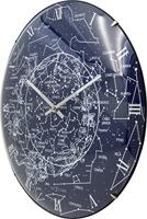 NeXtime ne-3165 wandklok dia. 35 cm, bol glas, &apos;milky way dome&apos; - thumbnail
